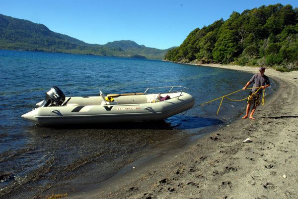 Aparcando en Moquehue